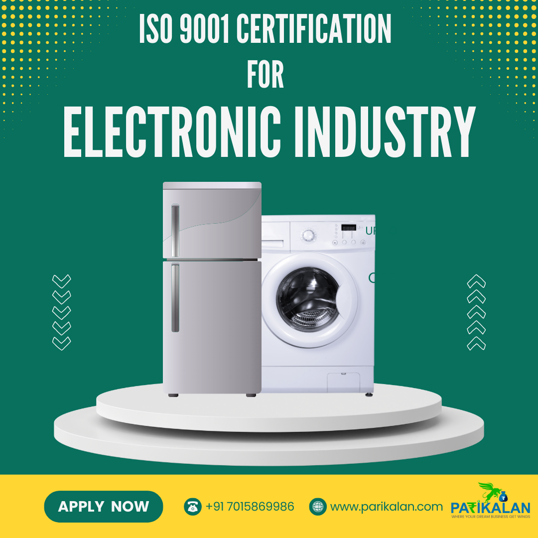 iso 9001 certification for electronics industry